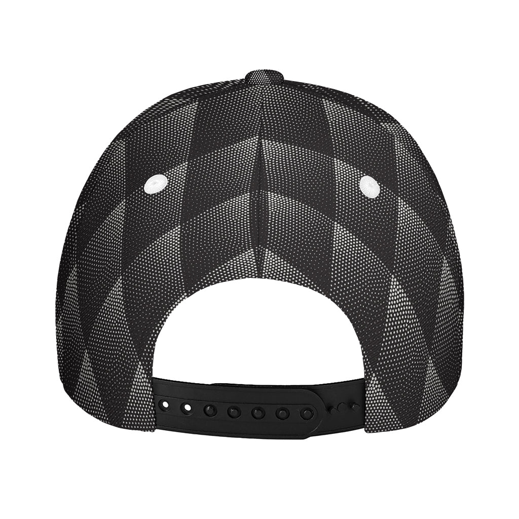 Dot Geometric Triangle Pattern Print Baseball Cap