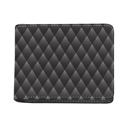 Dot Geometric Triangle Pattern Print Bifold Wallet