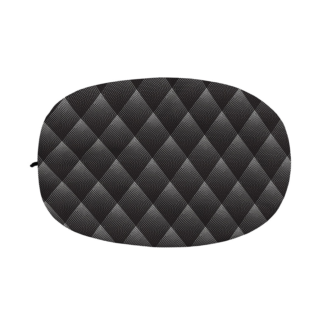 Dot Geometric Triangle Pattern Print Car Side Mirror Covers
