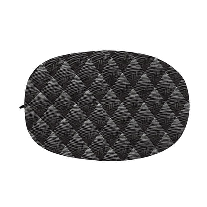 Dot Geometric Triangle Pattern Print Car Side Mirror Covers