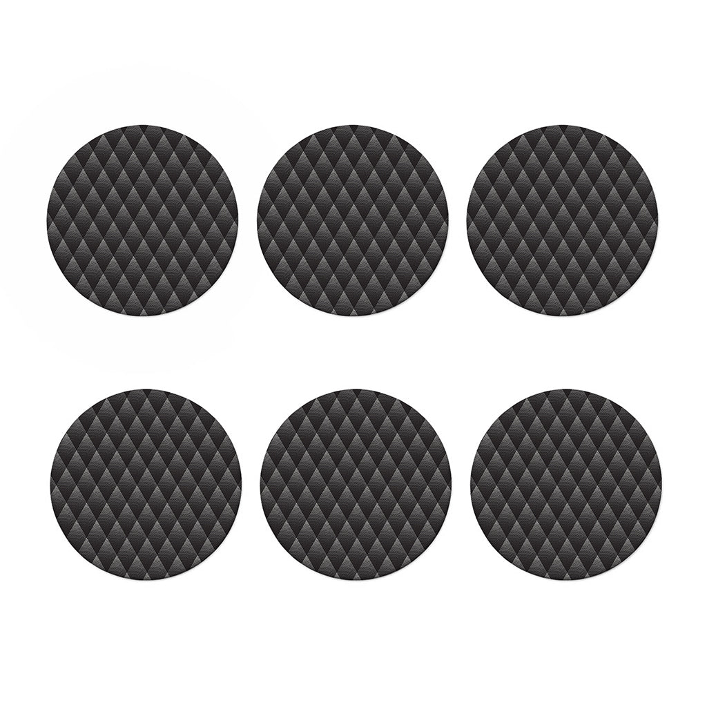 Dot Geometric Triangle Pattern Print Coaster Set