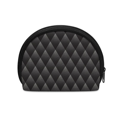 Dot Geometric Triangle Pattern Print Coin Purse