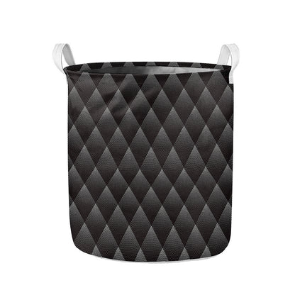 Dot Geometric Triangle Pattern Print Collapsible Laundry Basket