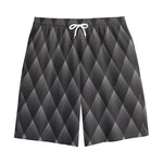 Dot Geometric Triangle Pattern Print Cotton Shorts