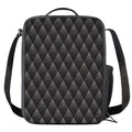 Dot Geometric Triangle Pattern Print Crossbody Lunch Bag