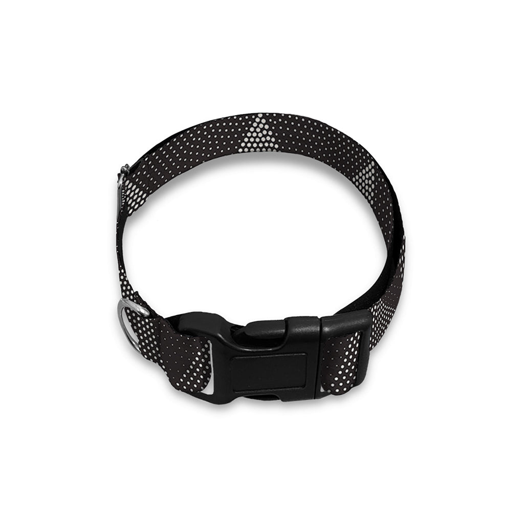 Dot Geometric Triangle Pattern Print Dog Collar