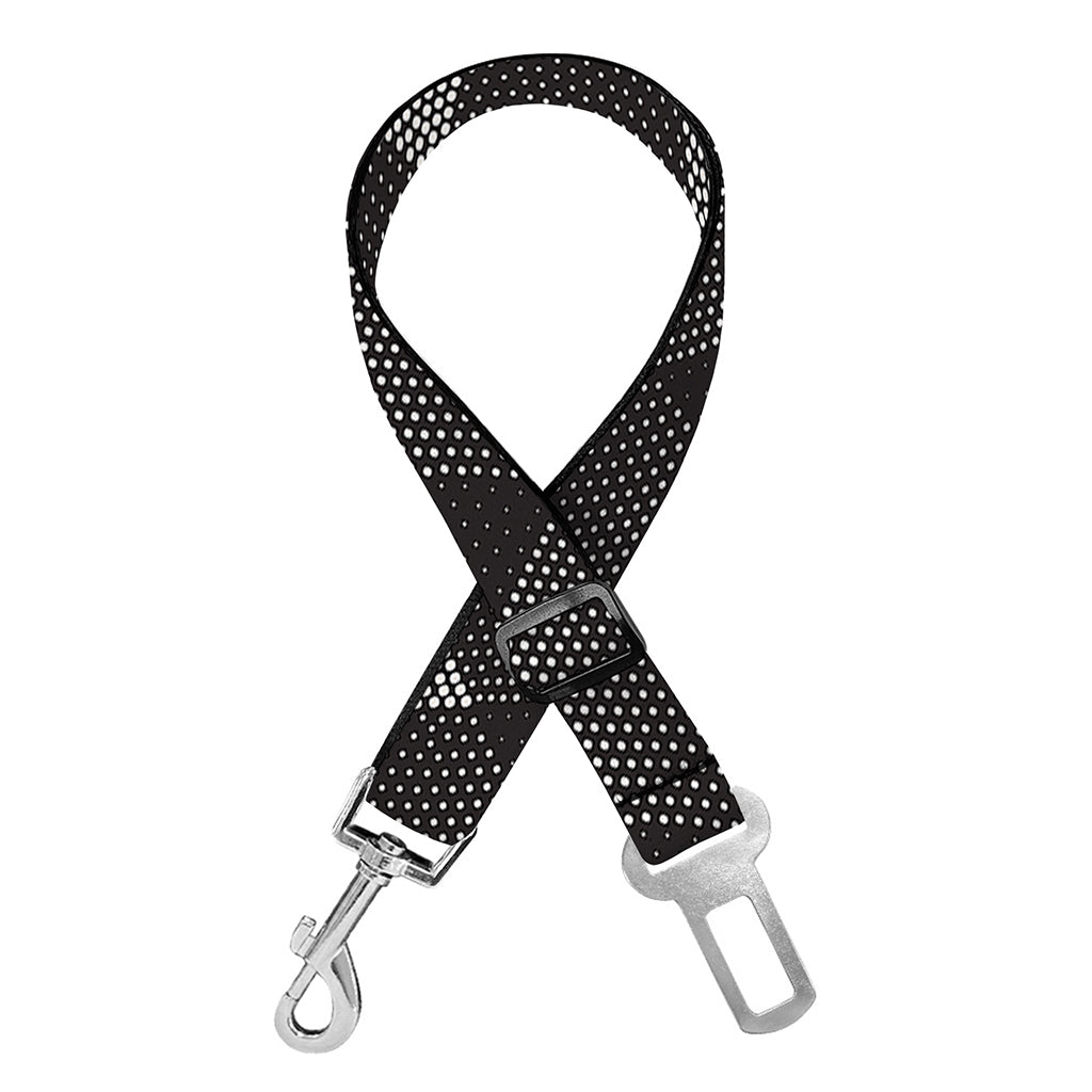 Dot Geometric Triangle Pattern Print Dog Seat Belt
