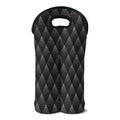 Dot Geometric Triangle Pattern Print Double Neoprene Wine Tote