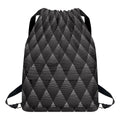 Dot Geometric Triangle Pattern Print Drawstring Backpack