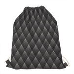 Dot Geometric Triangle Pattern Print Drawstring Bag