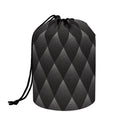 Dot Geometric Triangle Pattern Print Drawstring Makeup Bag