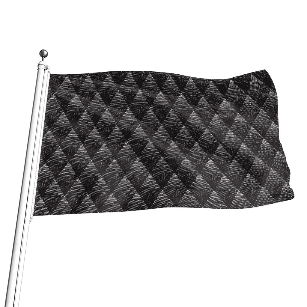 Dot Geometric Triangle Pattern Print Flag