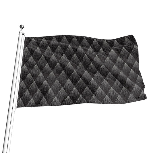 Dot Geometric Triangle Pattern Print Flag
