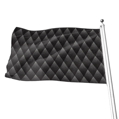 Dot Geometric Triangle Pattern Print Flag