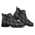 Dot Geometric Triangle Pattern Print Flat Ankle Boots
