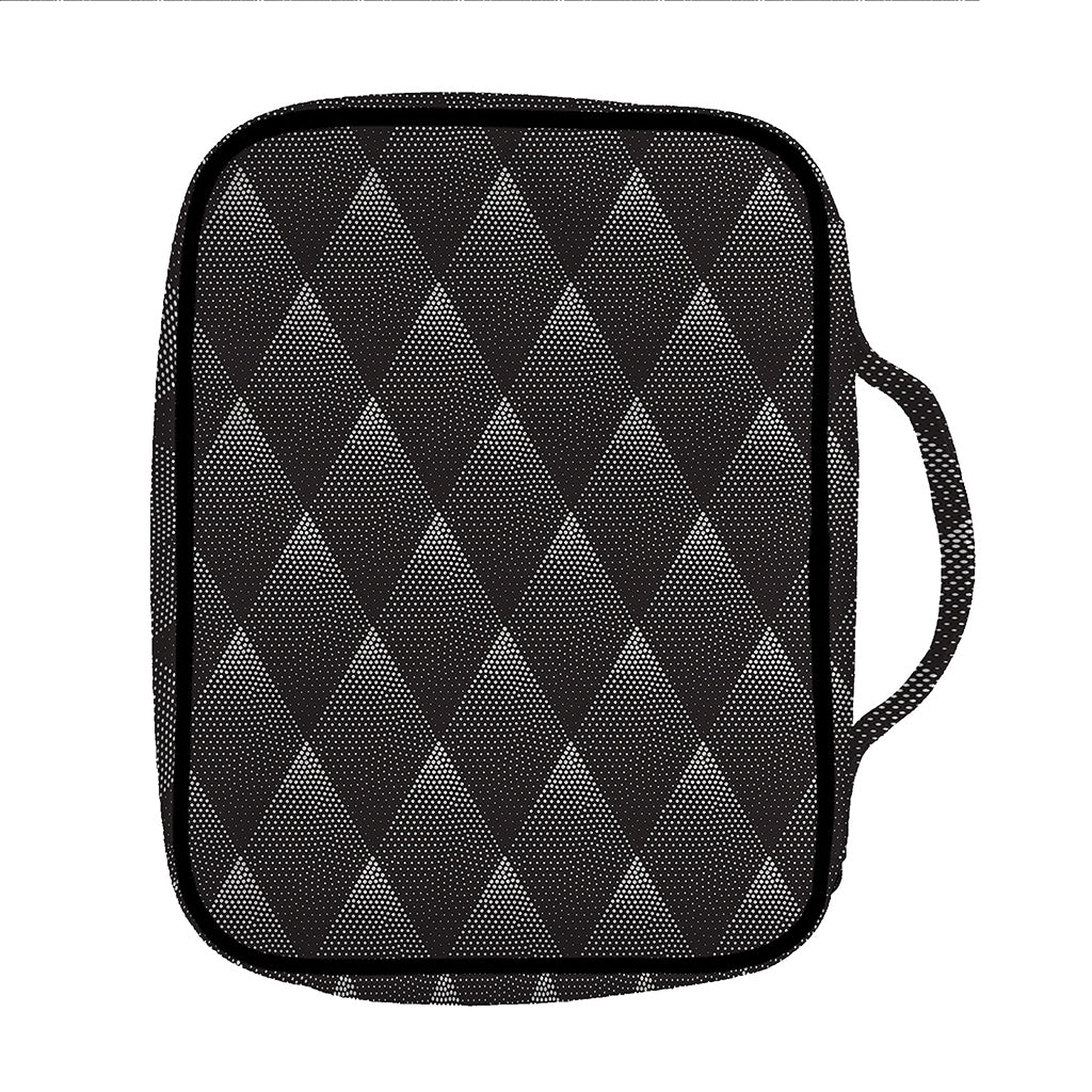 Dot Geometric Triangle Pattern Print Front Pocket Bible Bag