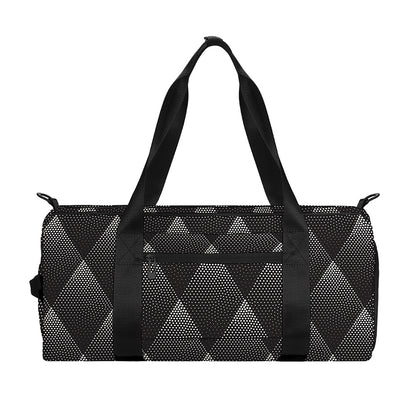 Dot Geometric Triangle Pattern Print Gym Bag