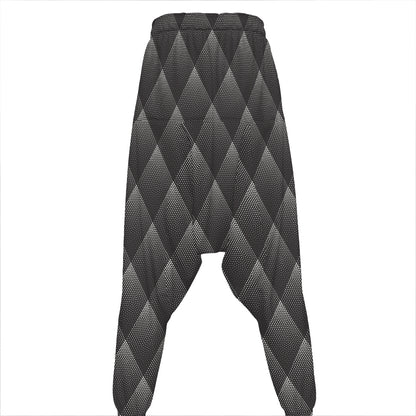 Dot Geometric Triangle Pattern Print Hammer Pants