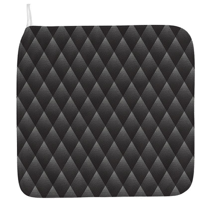Dot Geometric Triangle Pattern Print Hand Towel