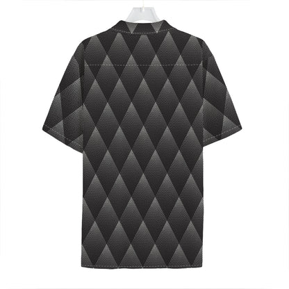 Dot Geometric Triangle Pattern Print Hawaiian Shirt