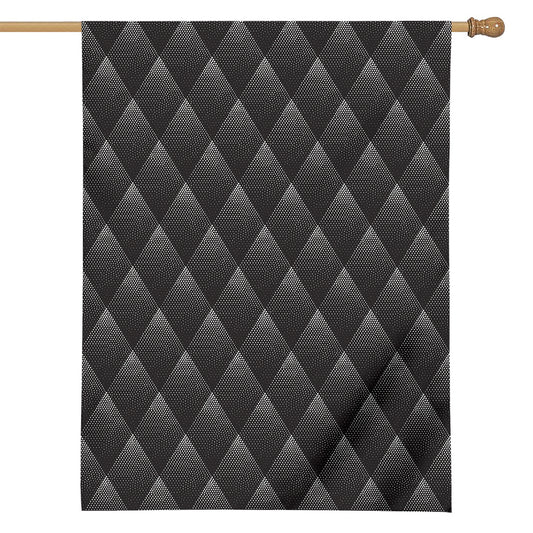 Dot Geometric Triangle Pattern Print House Flag