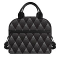 Dot Geometric Triangle Pattern Print Insulated Lunch Bag
