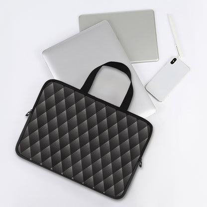 Dot Geometric Triangle Pattern Print Laptop Sleeve With Handle