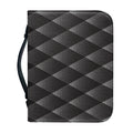 Dot Geometric Triangle Pattern Print Leather Bible Cover