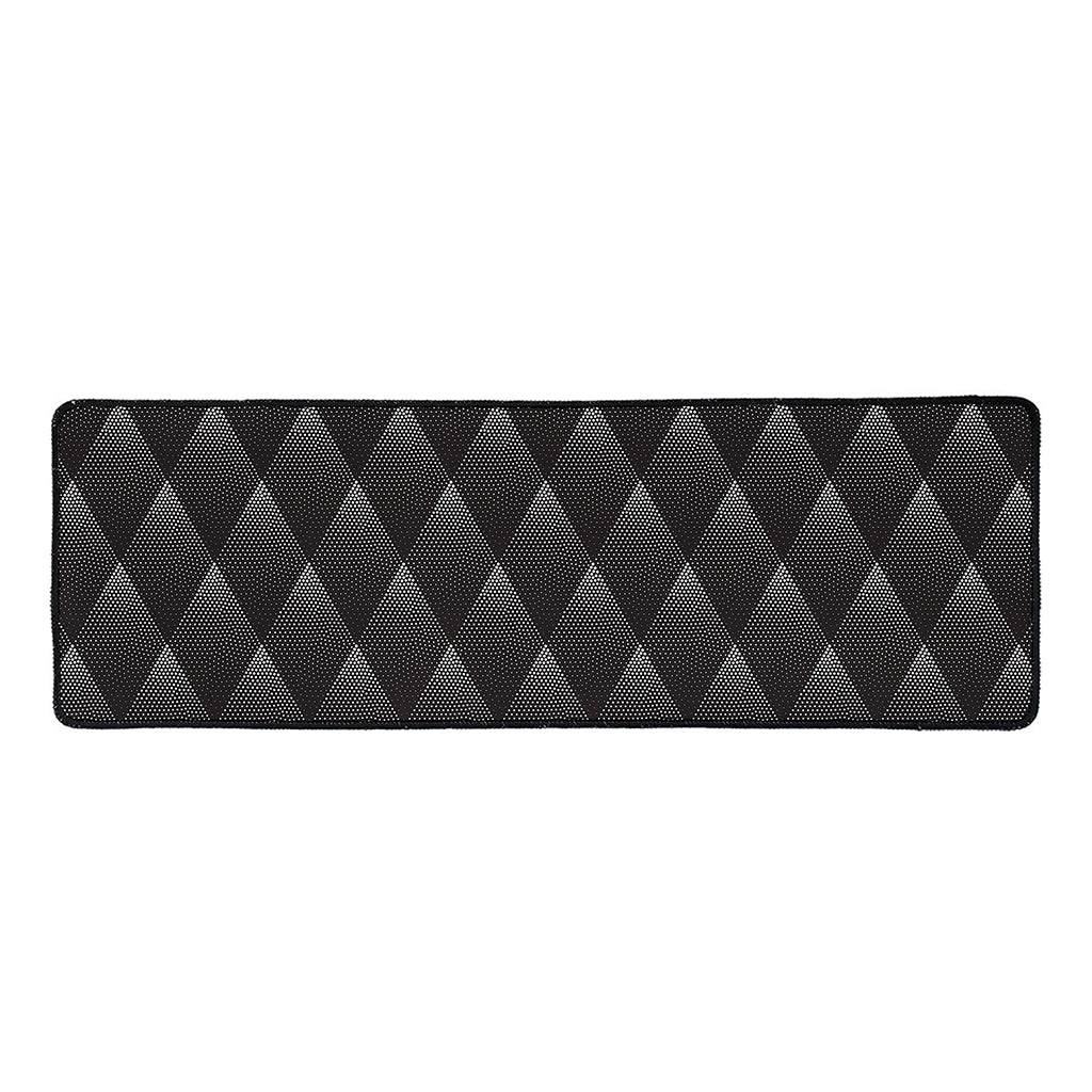 Dot Geometric Triangle Pattern Print Long Kitchen Mat