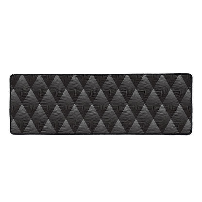 Dot Geometric Triangle Pattern Print Long Kitchen Mat