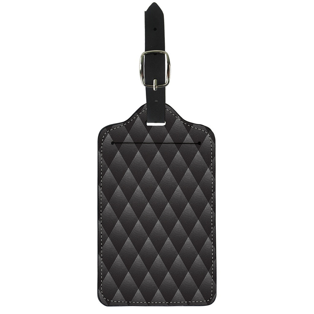 Dot Geometric Triangle Pattern Print Luggage Tag