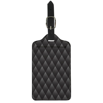 Dot Geometric Triangle Pattern Print Luggage Tag