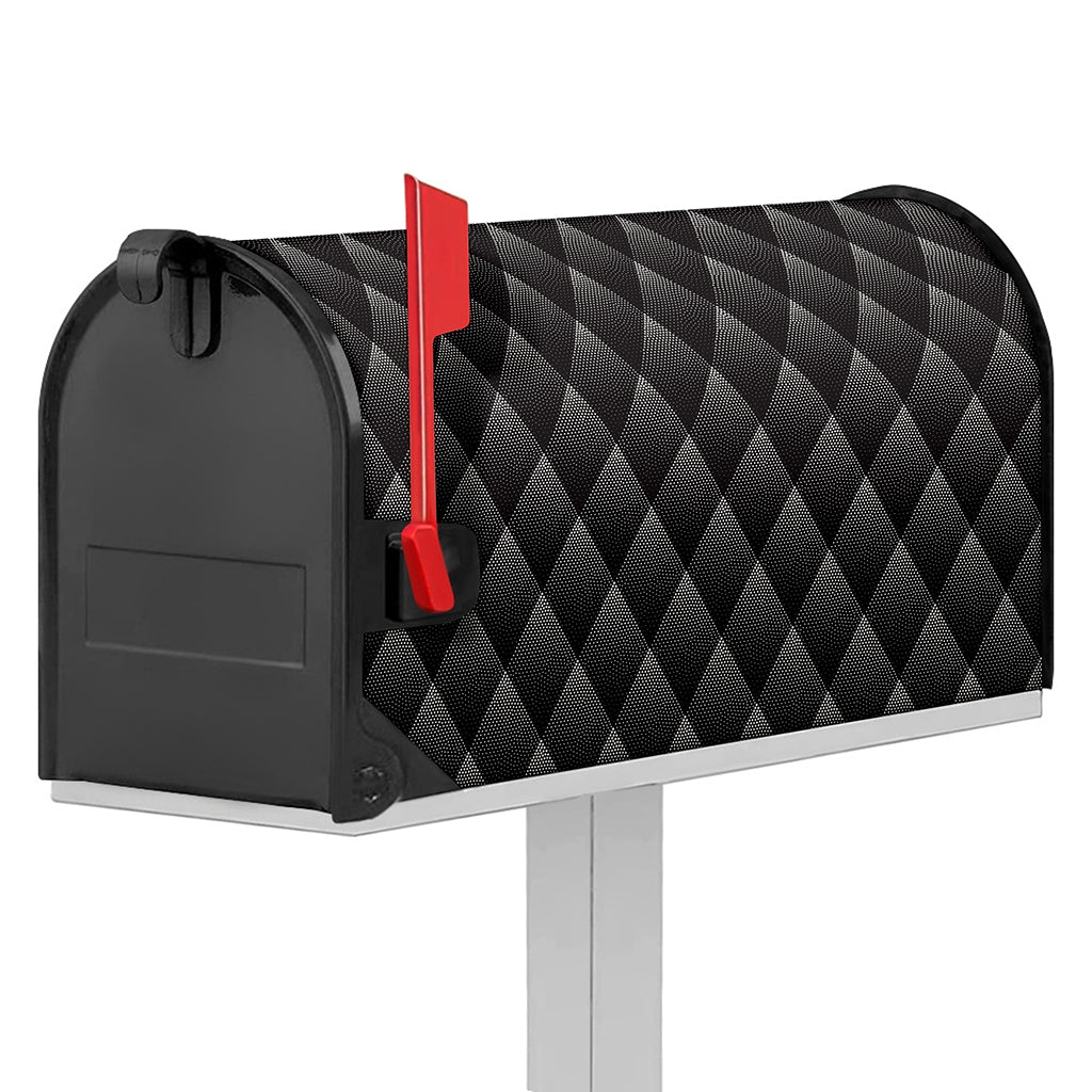 Dot Geometric Triangle Pattern Print Mailbox Cover