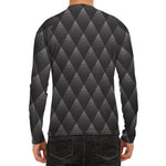 Dot Geometric Triangle Pattern Print Men's Long Sleeve Rash Guard
