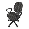 Dot Geometric Triangle Pattern Print Office Chair Cover