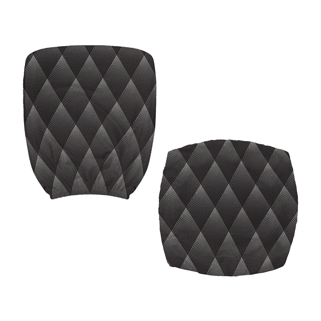 Dot Geometric Triangle Pattern Print Office Chair Cover