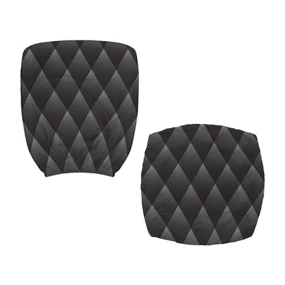 Dot Geometric Triangle Pattern Print Office Chair Cover