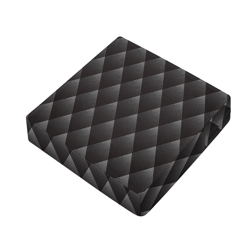 Dot Geometric Triangle Pattern Print Outdoor Seat Cushion Cover