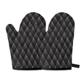 Dot Geometric Triangle Pattern Print Oven Mitts