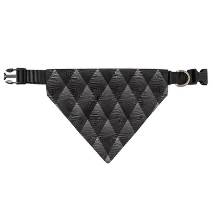 Dot Geometric Triangle Pattern Print Over The Collar Dog Bandana