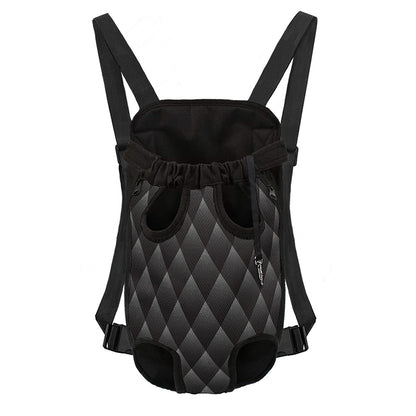 Dot Geometric Triangle Pattern Print Pet Carrier Backpack