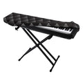 Dot Geometric Triangle Pattern Print Piano Keyboard Cover