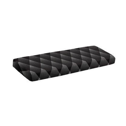 Dot Geometric Triangle Pattern Print Piano Keyboard Cover