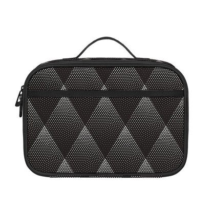 Dot Geometric Triangle Pattern Print Portable Lunch Bag