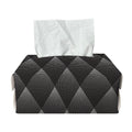 Dot Geometric Triangle Pattern Print Rectangle Tissue Box Cover