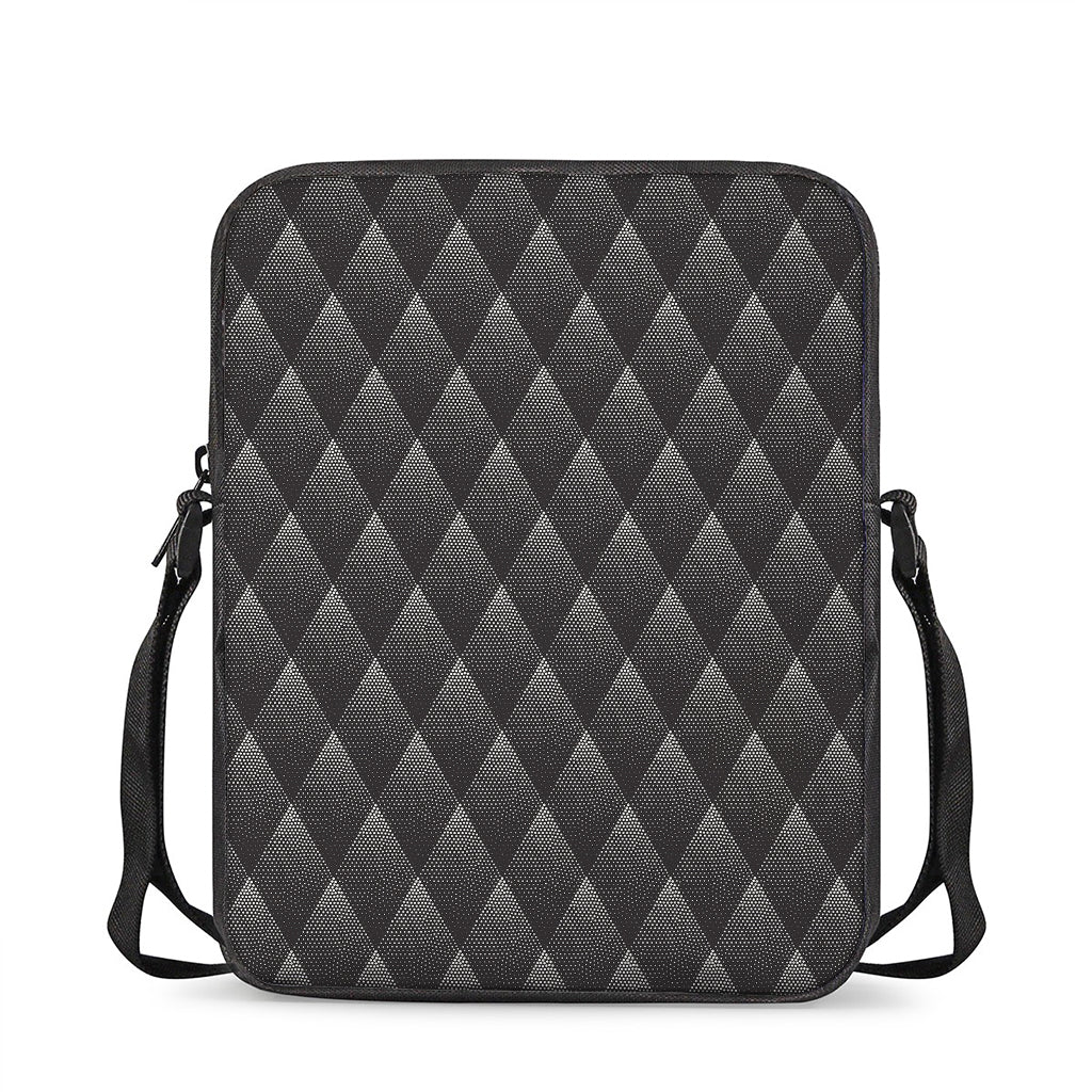 Dot Geometric Triangle Pattern Print Rectangular Crossbody Bag