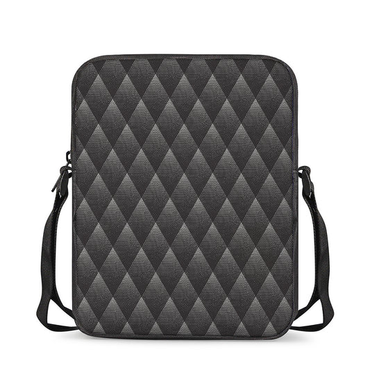 Dot Geometric Triangle Pattern Print Rectangular Crossbody Bag