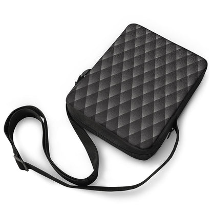 Dot Geometric Triangle Pattern Print Rectangular Crossbody Bag