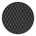 Dot Geometric Triangle Pattern Print Round Floor Mat