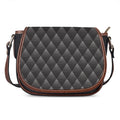 Dot Geometric Triangle Pattern Print Saddle Bag